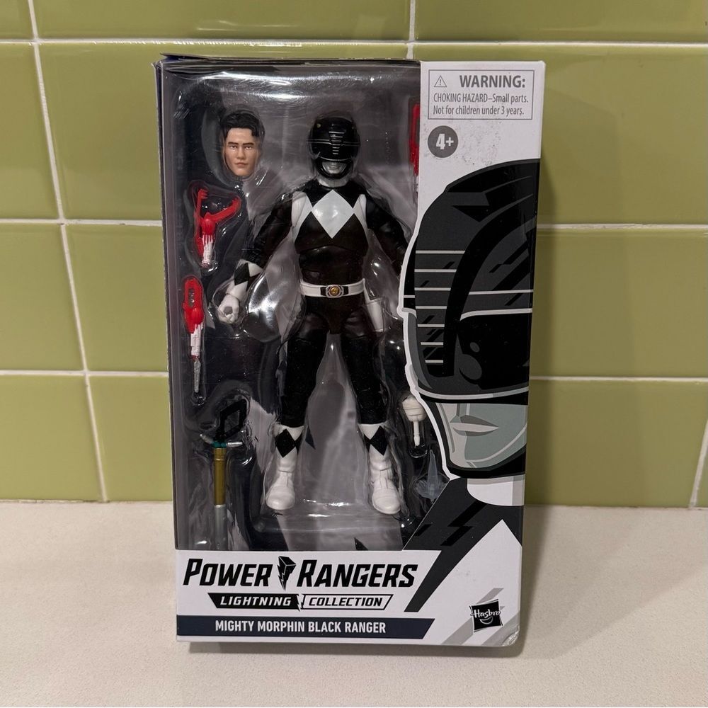 Hasbro Power Rangers Lightning Collection Mighty Morphin Black Ranger